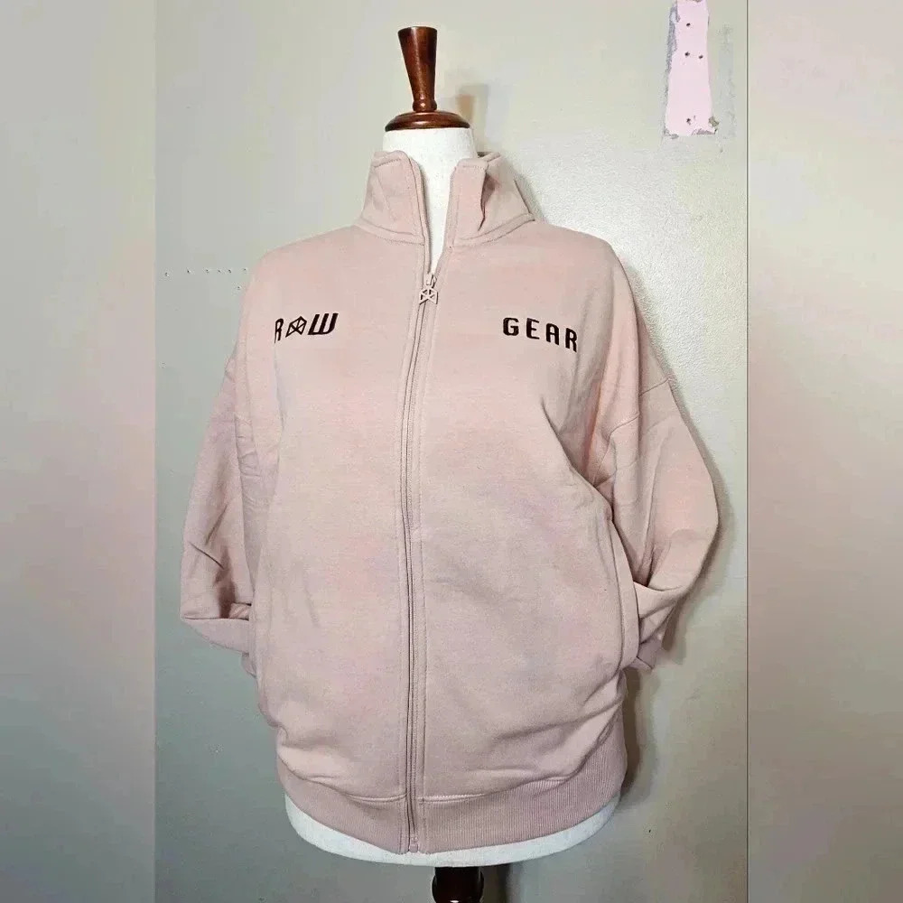 Raw Gear for the people light pink women's small hoodie - Picture 2 of 10